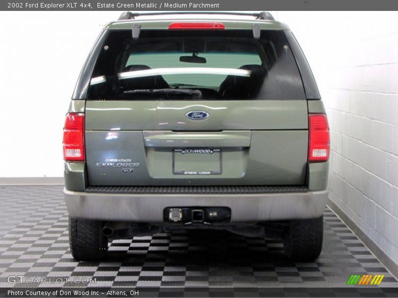 Estate Green Metallic / Medium Parchment 2002 Ford Explorer XLT 4x4