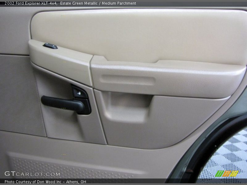 Estate Green Metallic / Medium Parchment 2002 Ford Explorer XLT 4x4