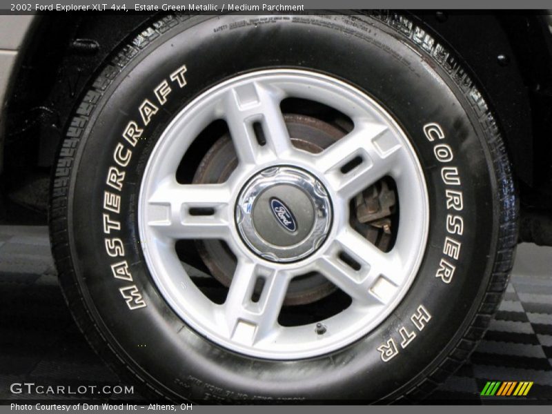 Estate Green Metallic / Medium Parchment 2002 Ford Explorer XLT 4x4
