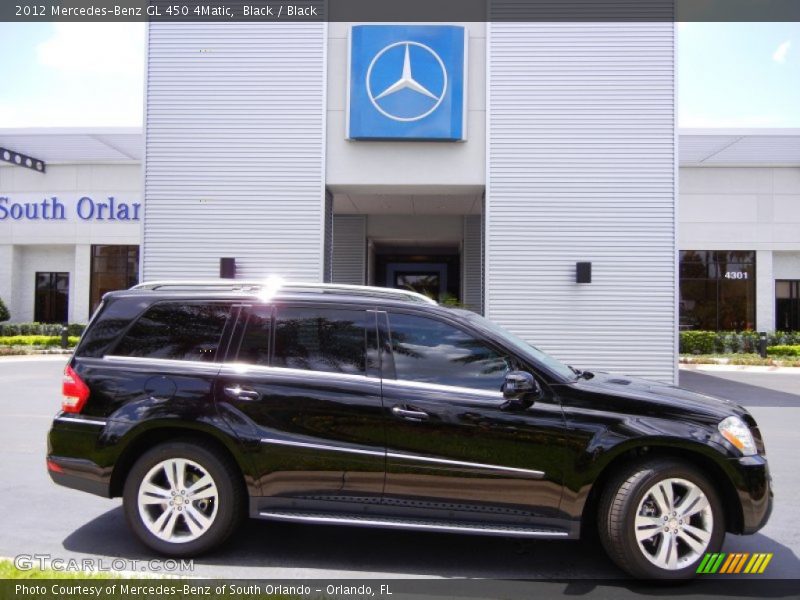 Black / Black 2012 Mercedes-Benz GL 450 4Matic