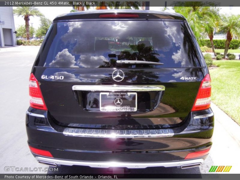 Black / Black 2012 Mercedes-Benz GL 450 4Matic