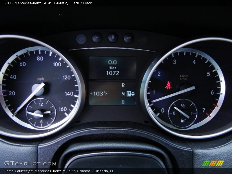Black / Black 2012 Mercedes-Benz GL 450 4Matic