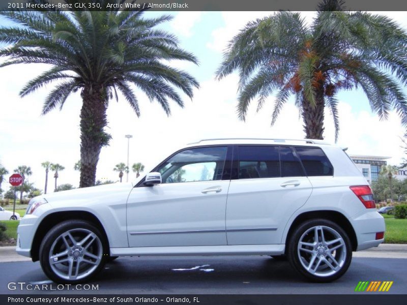 Arctic White / Almond/Black 2011 Mercedes-Benz GLK 350