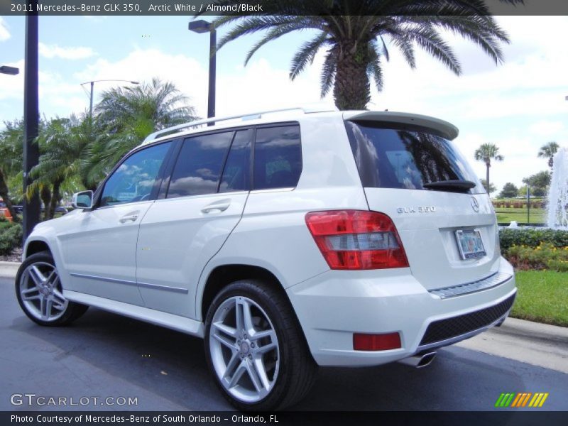 Arctic White / Almond/Black 2011 Mercedes-Benz GLK 350