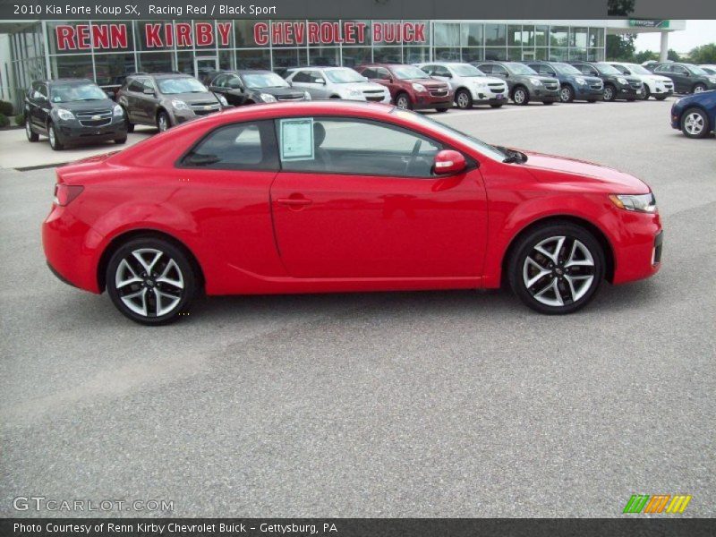 Racing Red / Black Sport 2010 Kia Forte Koup SX