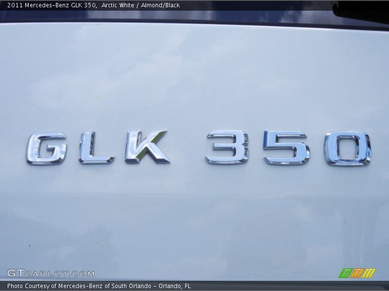 Arctic White / Almond/Black 2011 Mercedes-Benz GLK 350