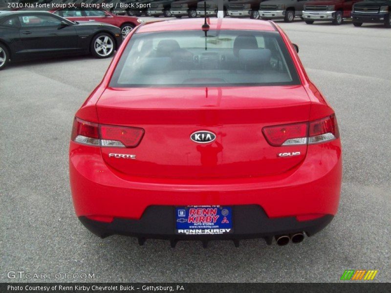 Racing Red / Black Sport 2010 Kia Forte Koup SX