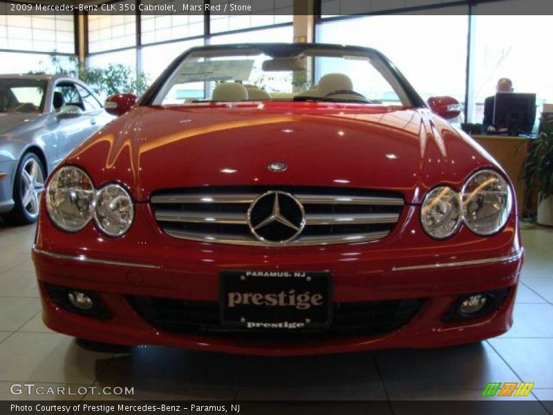 Mars Red / Stone 2009 Mercedes-Benz CLK 350 Cabriolet