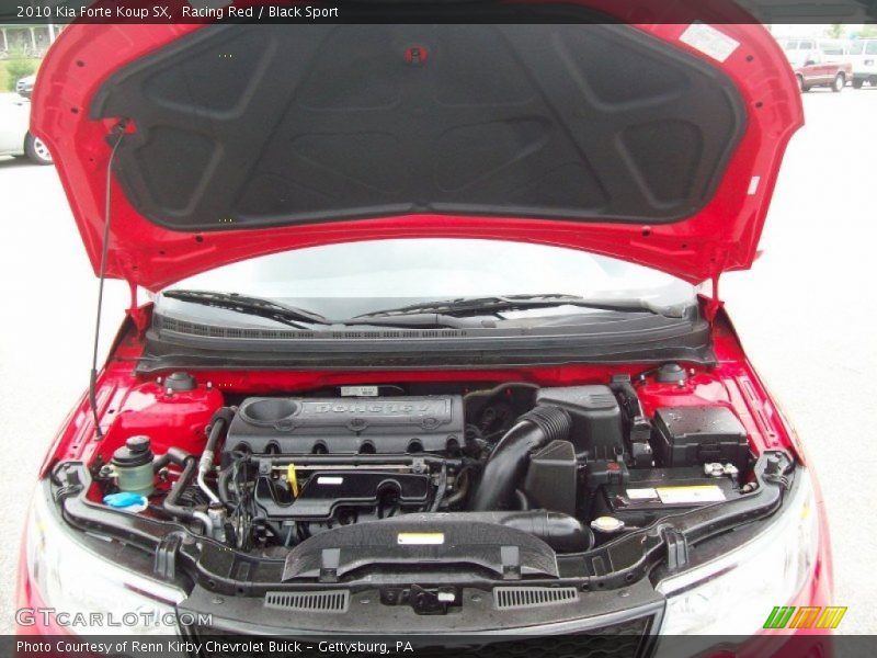 Racing Red / Black Sport 2010 Kia Forte Koup SX