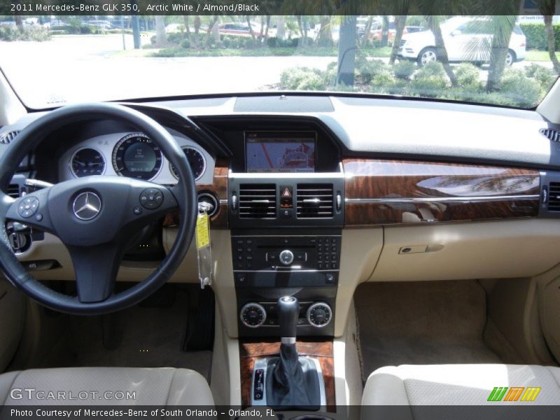 Arctic White / Almond/Black 2011 Mercedes-Benz GLK 350