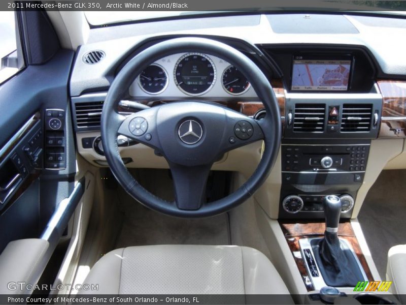 Arctic White / Almond/Black 2011 Mercedes-Benz GLK 350