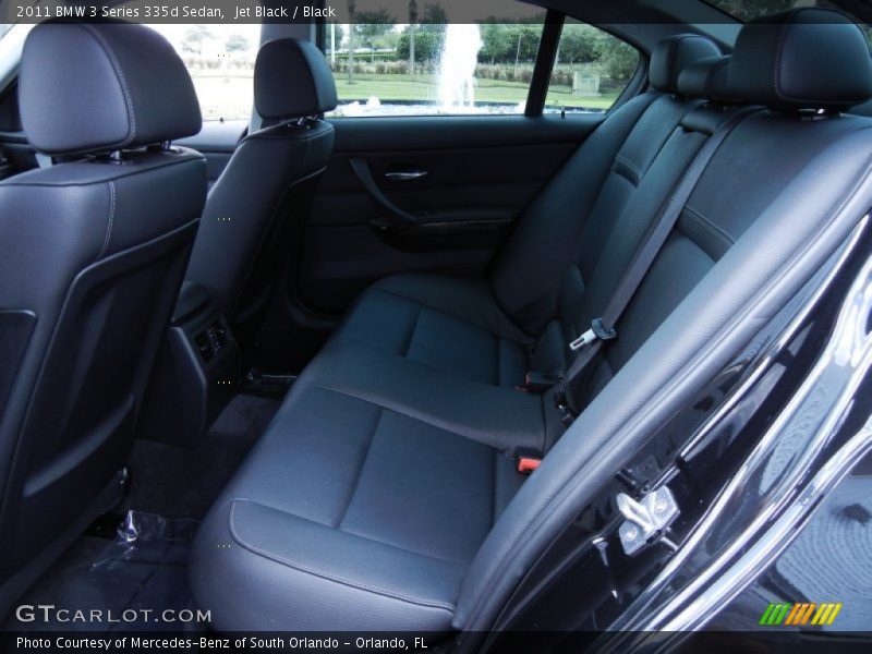 Rear Seat of 2011 3 Series 335d Sedan