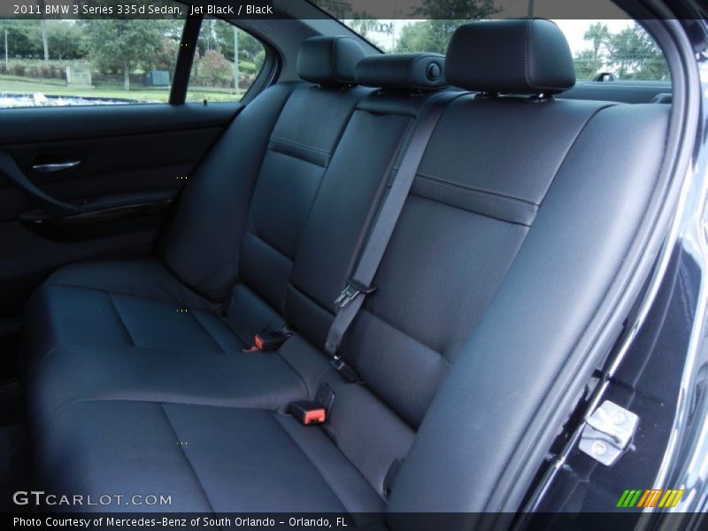 Rear Seat of 2011 3 Series 335d Sedan