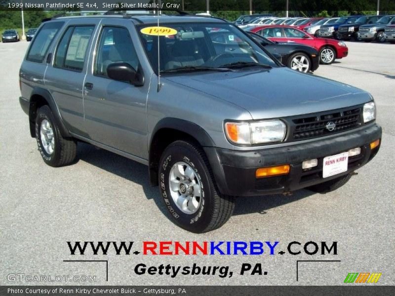 Sierra Silver Metallic / Gray 1999 Nissan Pathfinder SE 4x4