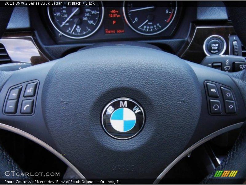 Jet Black / Black 2011 BMW 3 Series 335d Sedan