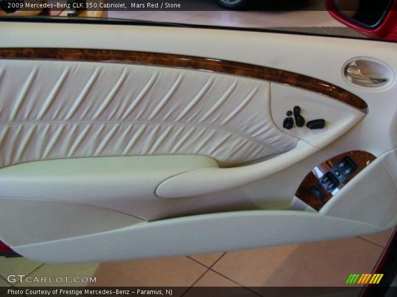 Mars Red / Stone 2009 Mercedes-Benz CLK 350 Cabriolet