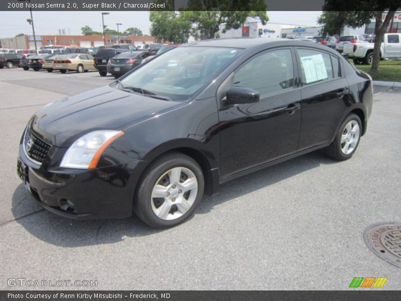 Super Black / Charcoal/Steel 2008 Nissan Sentra 2.0