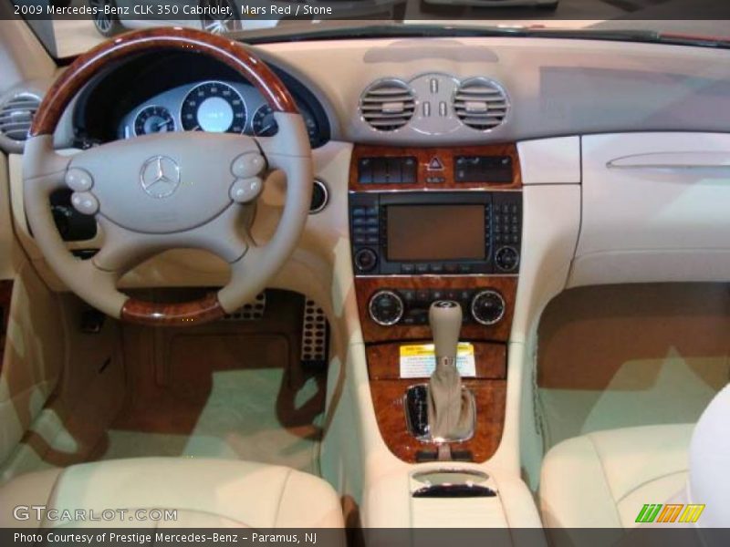 Mars Red / Stone 2009 Mercedes-Benz CLK 350 Cabriolet
