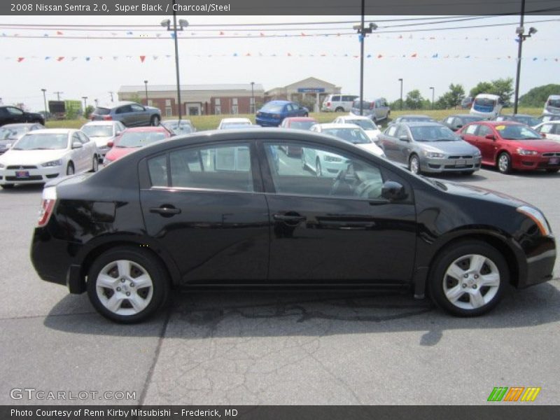 Super Black / Charcoal/Steel 2008 Nissan Sentra 2.0