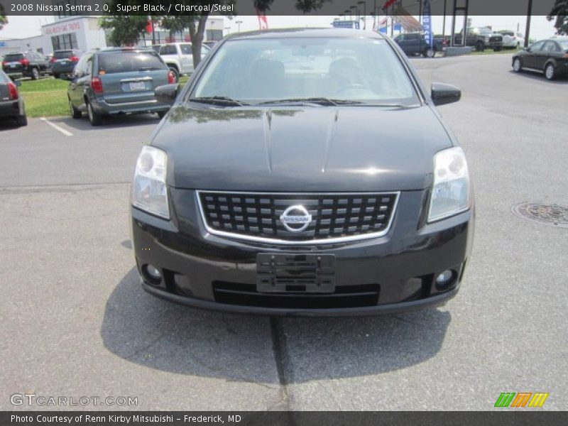 Super Black / Charcoal/Steel 2008 Nissan Sentra 2.0