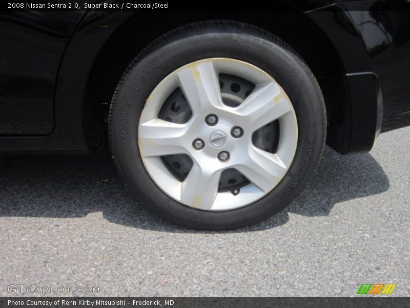 Super Black / Charcoal/Steel 2008 Nissan Sentra 2.0