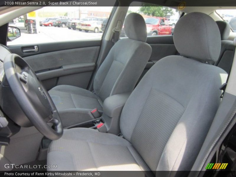 Super Black / Charcoal/Steel 2008 Nissan Sentra 2.0