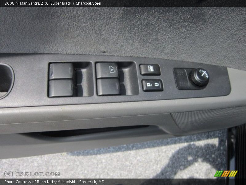 Super Black / Charcoal/Steel 2008 Nissan Sentra 2.0