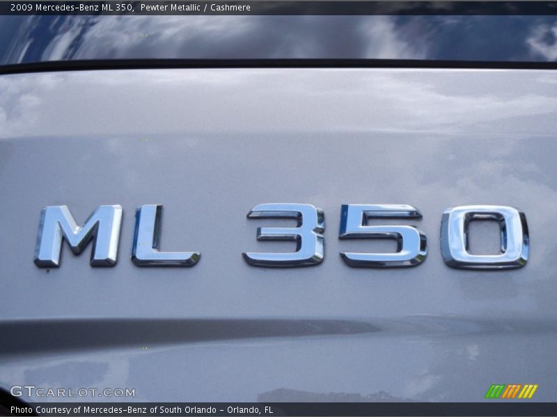 Pewter Metallic / Cashmere 2009 Mercedes-Benz ML 350