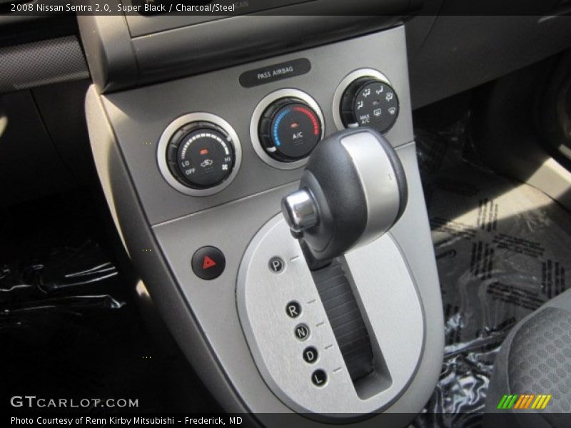 Super Black / Charcoal/Steel 2008 Nissan Sentra 2.0