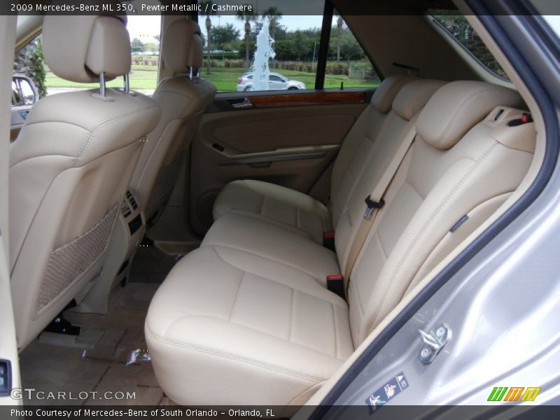 Pewter Metallic / Cashmere 2009 Mercedes-Benz ML 350