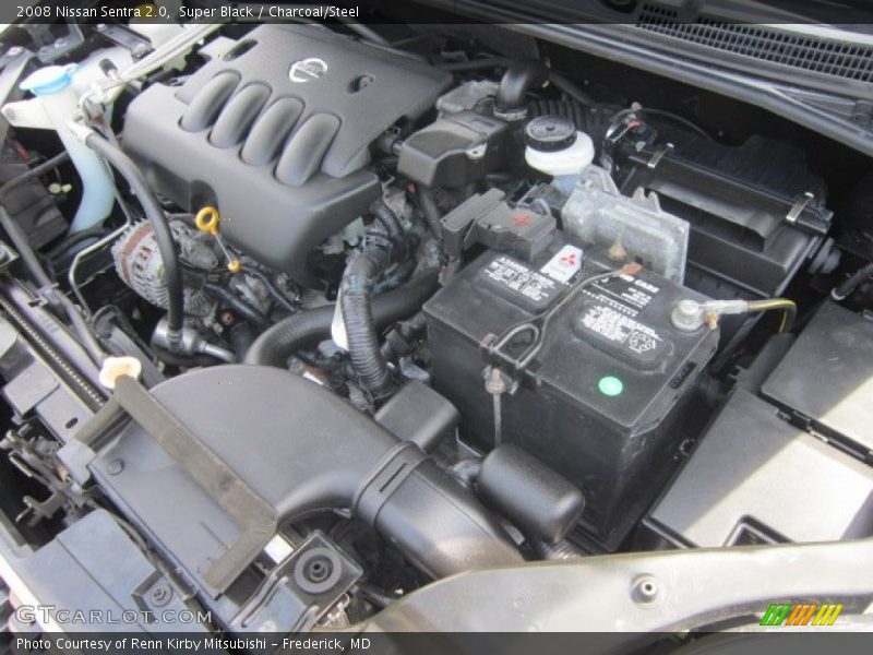 Super Black / Charcoal/Steel 2008 Nissan Sentra 2.0