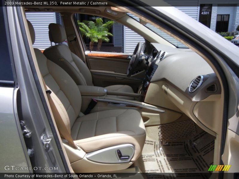 Pewter Metallic / Cashmere 2009 Mercedes-Benz ML 350