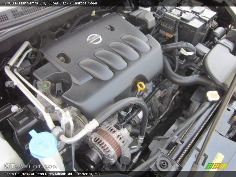 Super Black / Charcoal/Steel 2008 Nissan Sentra 2.0