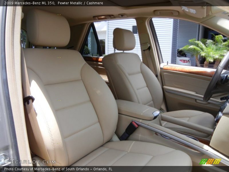 Pewter Metallic / Cashmere 2009 Mercedes-Benz ML 350