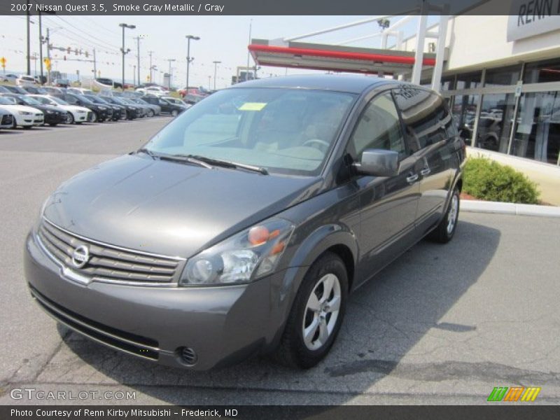 Smoke Gray Metallic / Gray 2007 Nissan Quest 3.5
