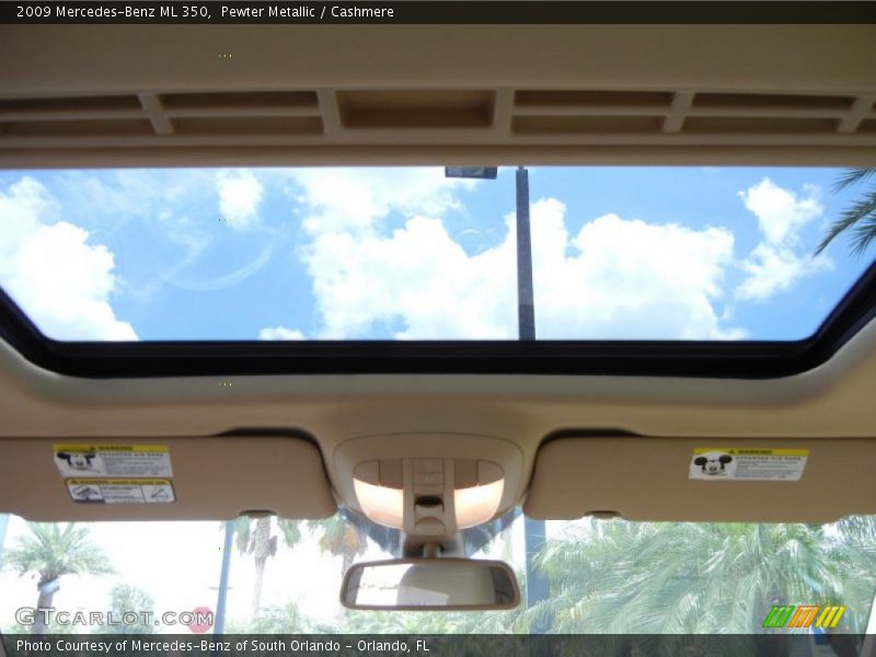 Pewter Metallic / Cashmere 2009 Mercedes-Benz ML 350