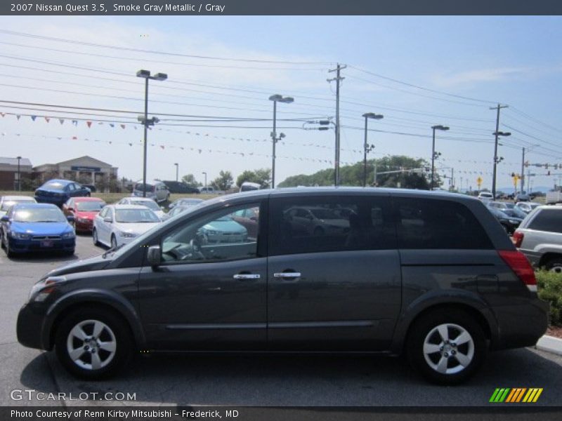 Smoke Gray Metallic / Gray 2007 Nissan Quest 3.5