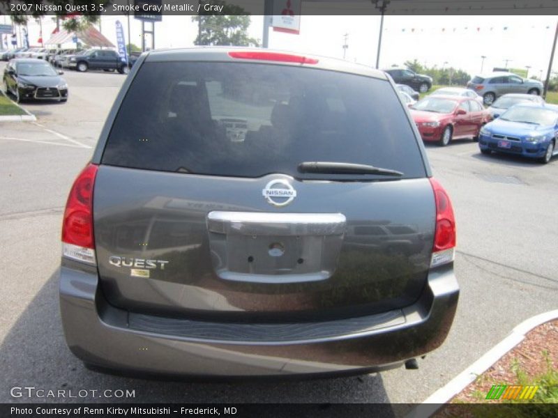 Smoke Gray Metallic / Gray 2007 Nissan Quest 3.5