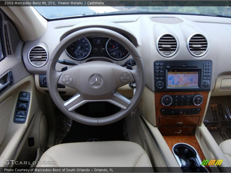 Pewter Metallic / Cashmere 2009 Mercedes-Benz ML 350