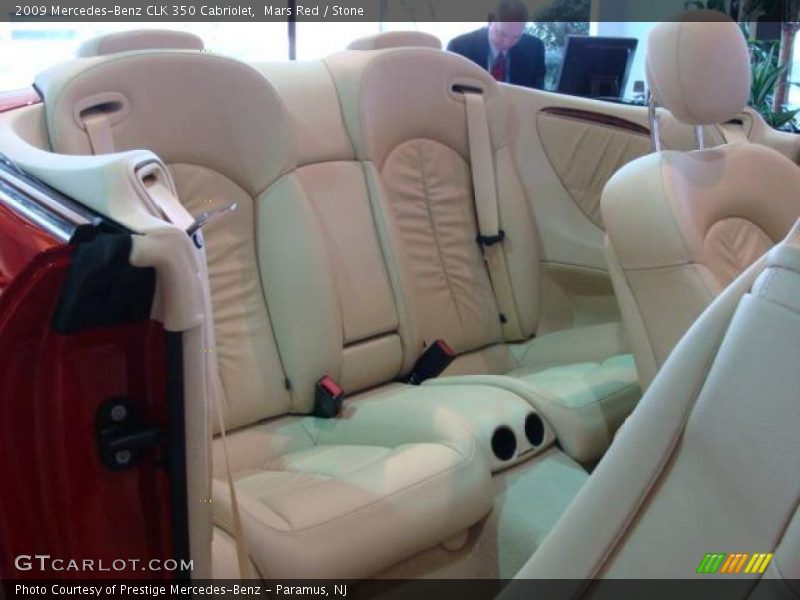 Mars Red / Stone 2009 Mercedes-Benz CLK 350 Cabriolet