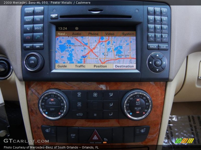 Pewter Metallic / Cashmere 2009 Mercedes-Benz ML 350