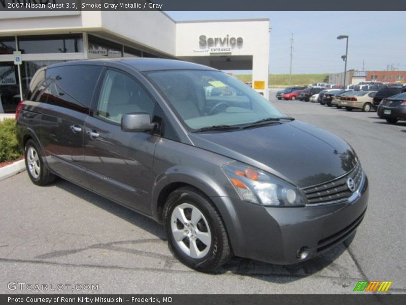 Smoke Gray Metallic / Gray 2007 Nissan Quest 3.5