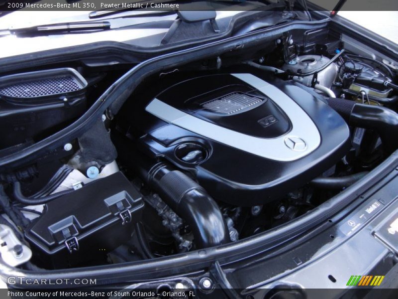 Pewter Metallic / Cashmere 2009 Mercedes-Benz ML 350