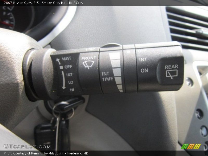 Smoke Gray Metallic / Gray 2007 Nissan Quest 3.5