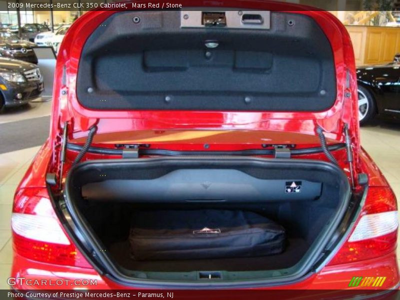 Mars Red / Stone 2009 Mercedes-Benz CLK 350 Cabriolet