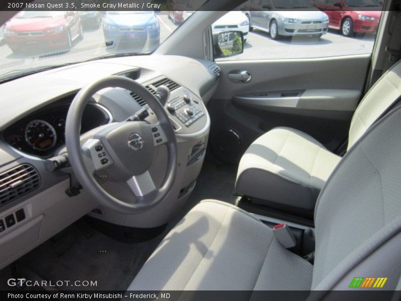 Smoke Gray Metallic / Gray 2007 Nissan Quest 3.5