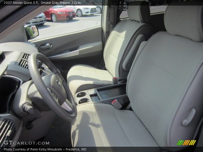 Smoke Gray Metallic / Gray 2007 Nissan Quest 3.5