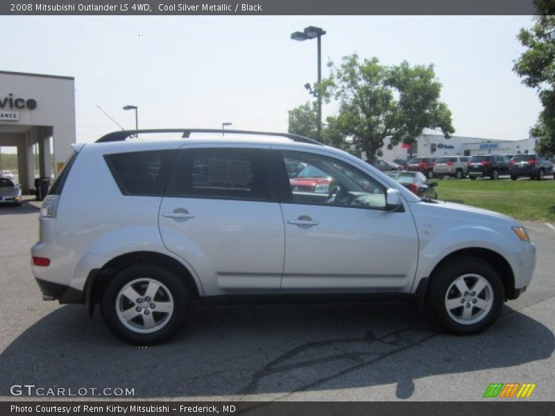 Cool Silver Metallic / Black 2008 Mitsubishi Outlander LS 4WD