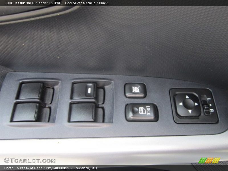 Cool Silver Metallic / Black 2008 Mitsubishi Outlander LS 4WD