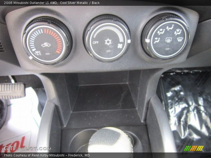 Cool Silver Metallic / Black 2008 Mitsubishi Outlander LS 4WD